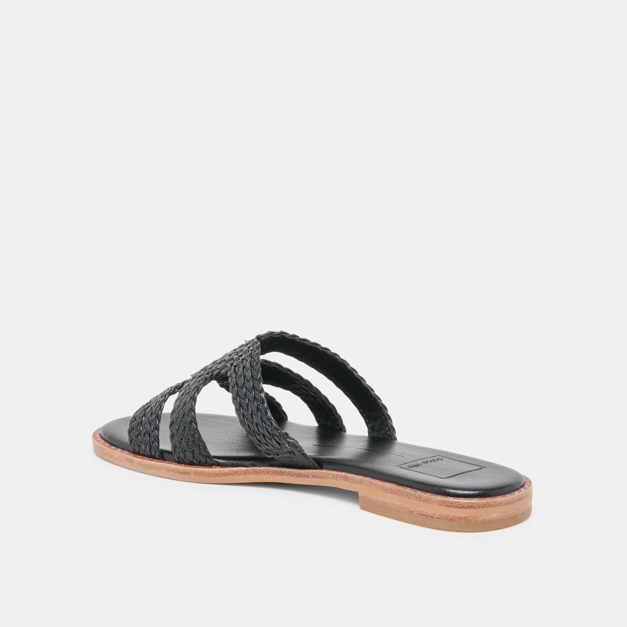 EMON Black Stella Slide Open-Toe Sandals / Dolce Vita
