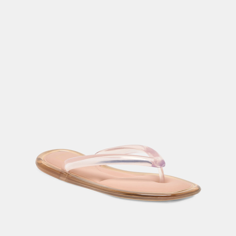 JOZEY Mocha Jelly Flip-Flop Sandals / Dolce Vita