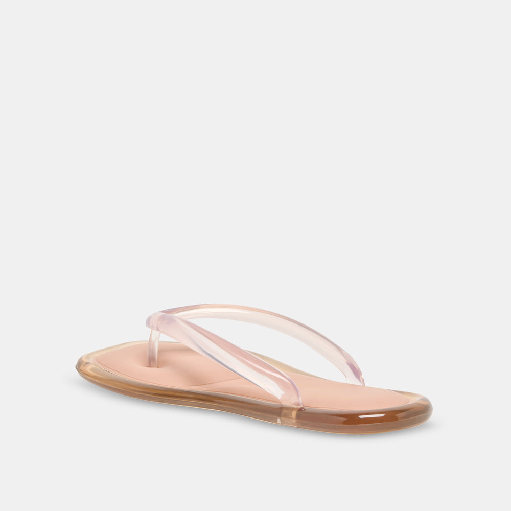 JOZEY Mocha Jelly Flip-Flop Sandals / Dolce Vita