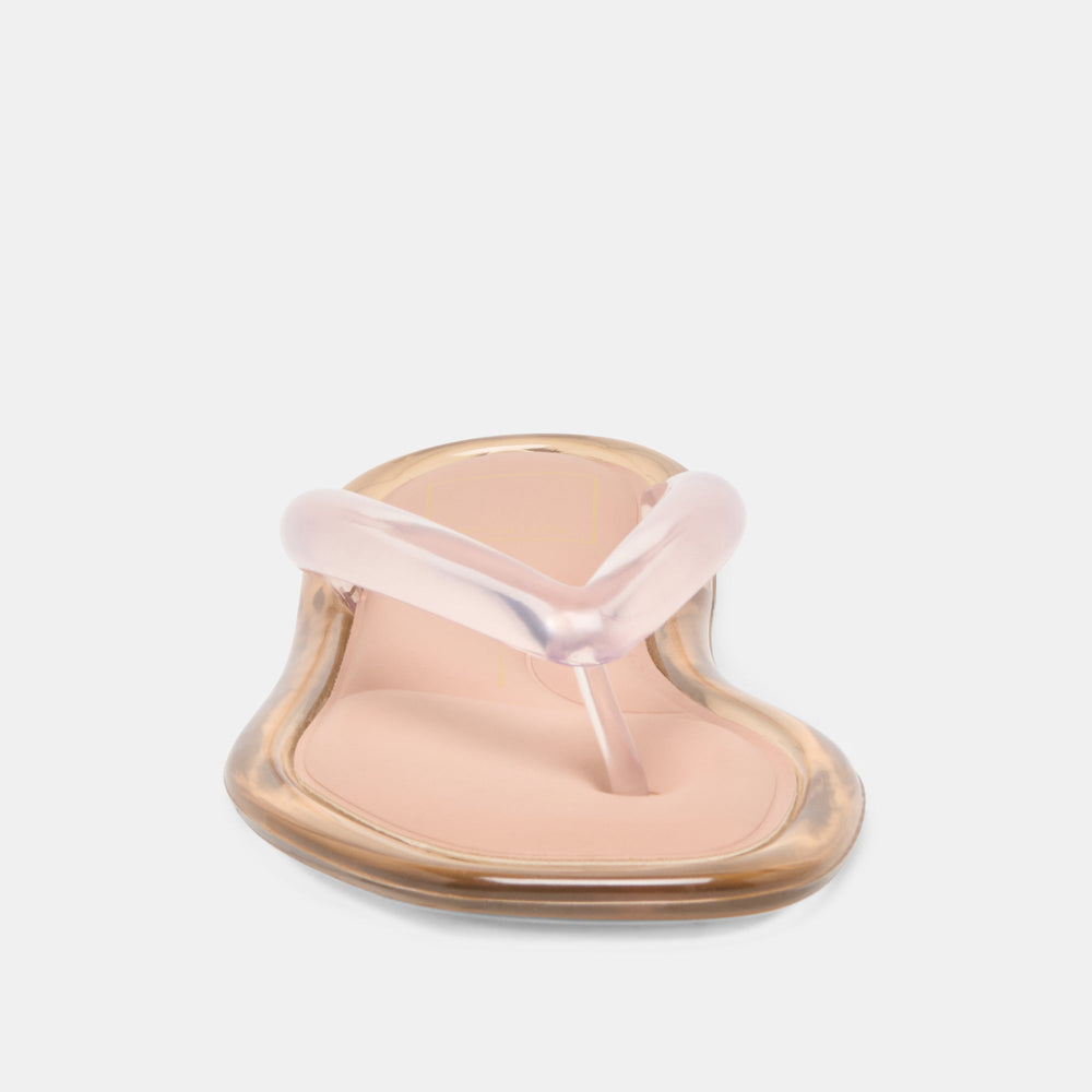 JOZEY Mocha Jelly Flip-Flop Sandals / Dolce Vita