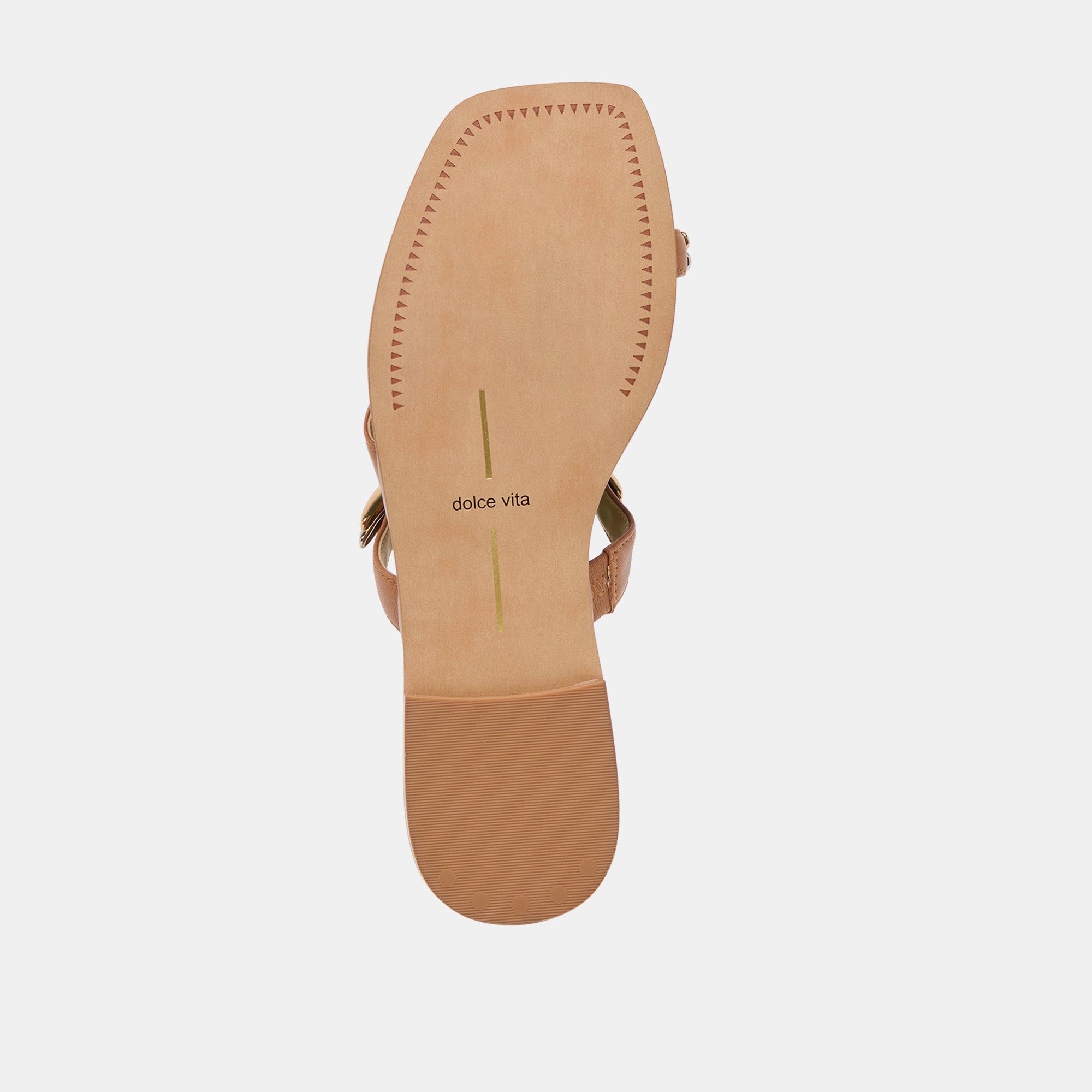 Tarina Caramel Leather Sandals / Dolce Vita