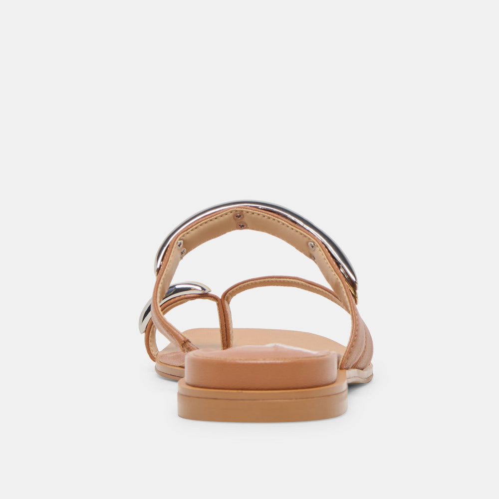 Tarina Caramel Leather Sandals / Dolce Vita
