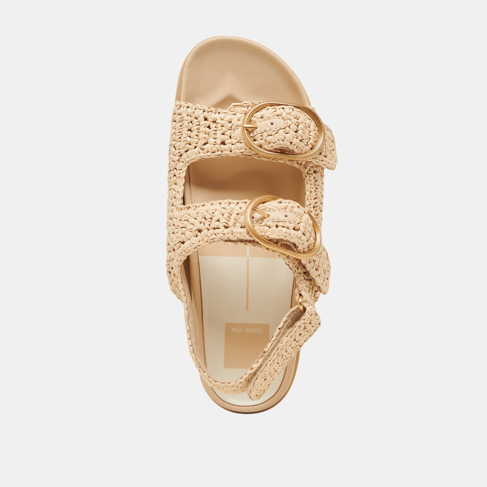 STARLA CROCHET SANDALS NATURAL KNIT
 – Dolce Vita / Dolce Vita