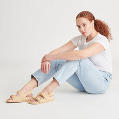 STARLA CROCHET SANDALS NATURAL KNIT
 – Dolce Vita / Dolce Vita