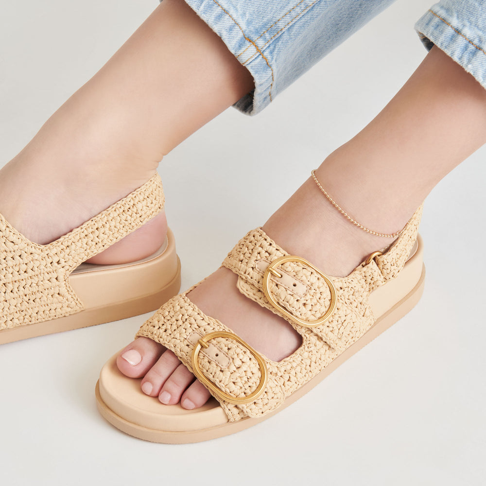 STARLA CROCHET SANDALS NATURAL KNIT
 – Dolce Vita / Dolce Vita