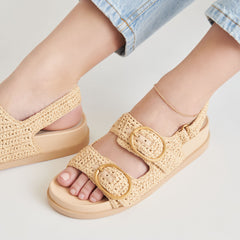 STARLA CROCHET SANDALS NATURAL KNIT
 – Dolce Vita / Dolce Vita