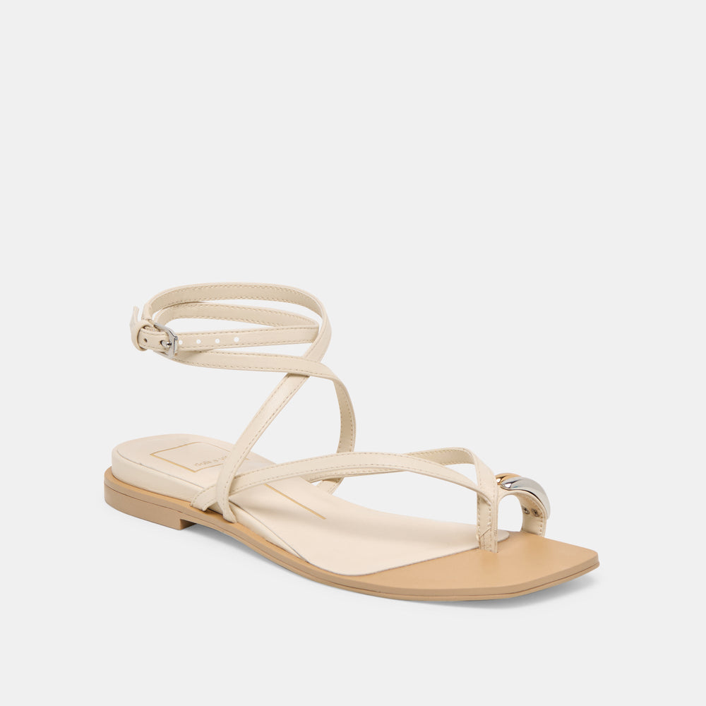Tyrice Bone Leather Sandals / Dolce Vita