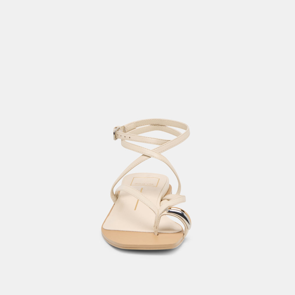 Tyrice Bone Leather Sandals / Dolce Vita