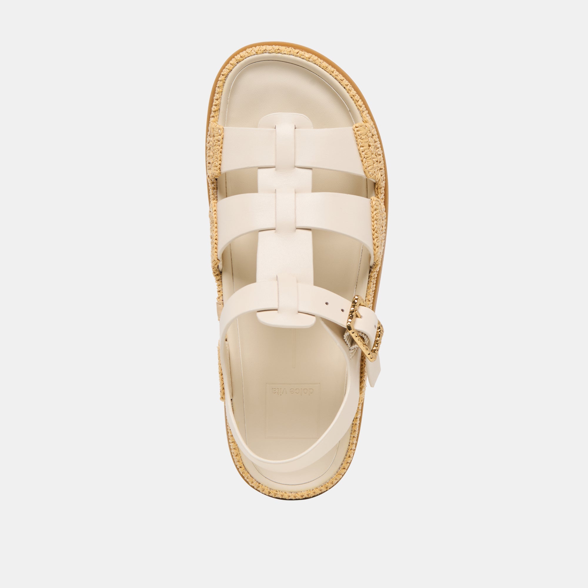 Shenna Bone Leather Sandals / Dolce Vita