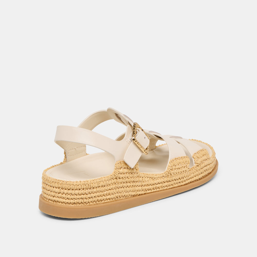 Shenna Bone Leather Sandals / Dolce Vita