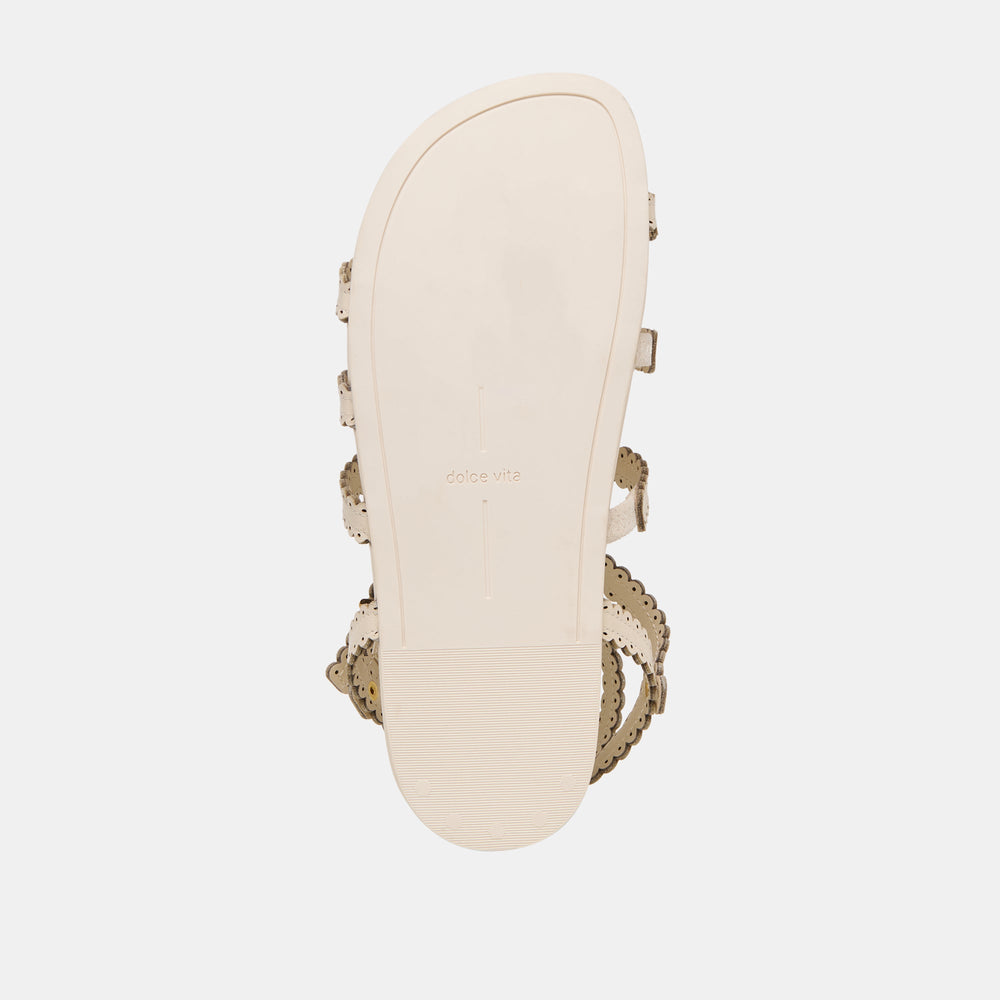 Susana Creme Leather Sandals / Dolce Vita