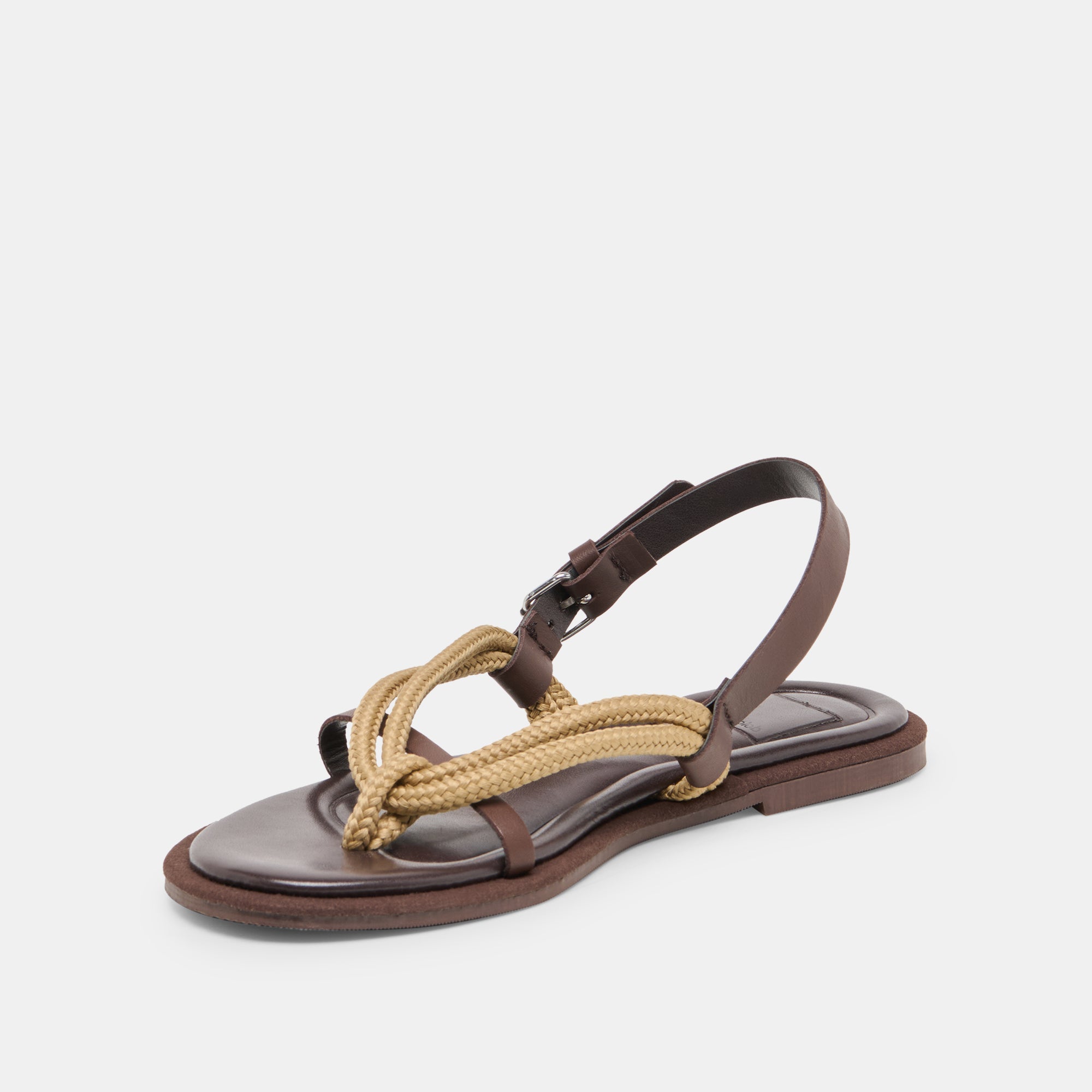 Reed Dk Brown Leather Sandals / Dolce Vita