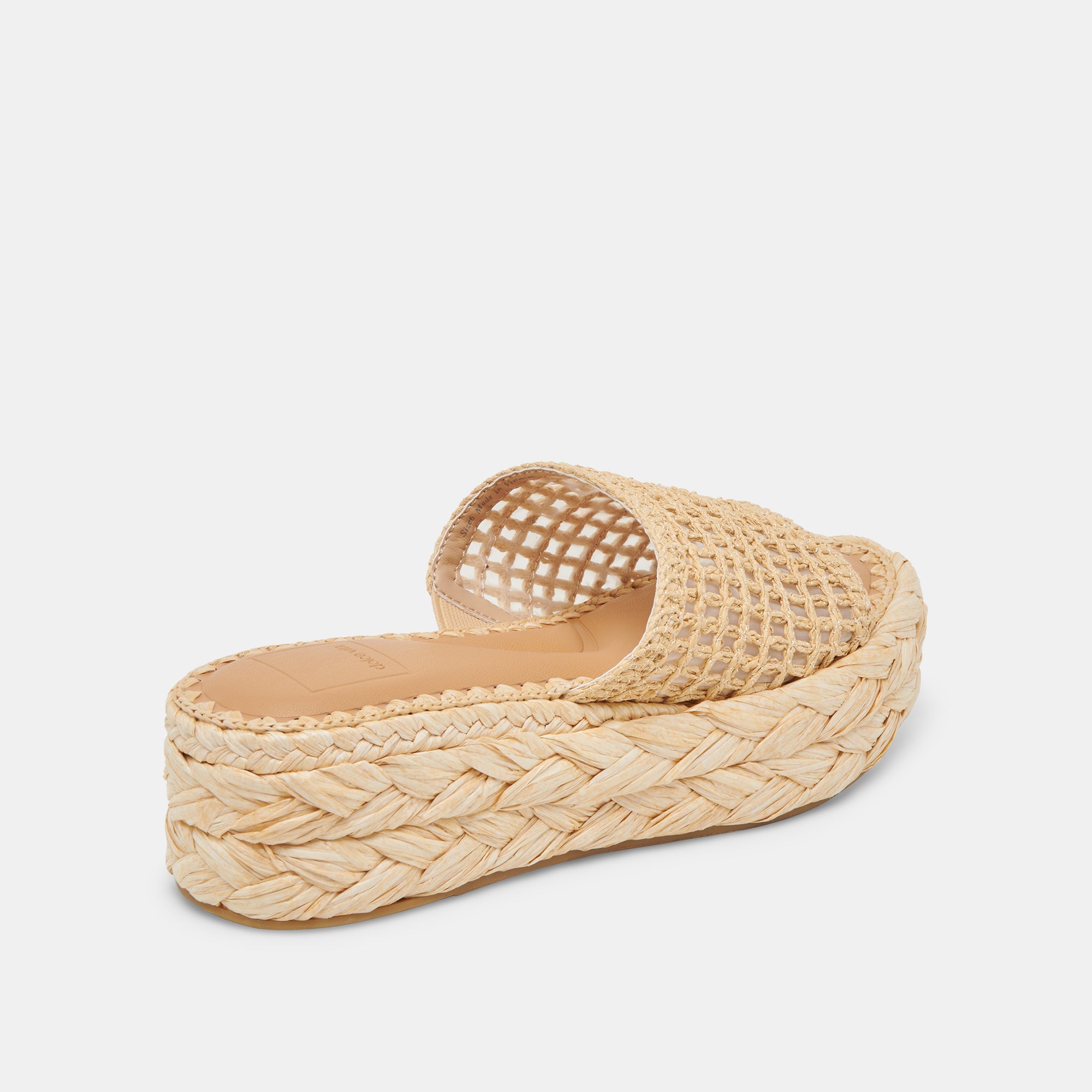 CHAVI MESH SANDALS NATURAL WOVEN RAFFIA
 – Dolce Vita / Dolce Vita