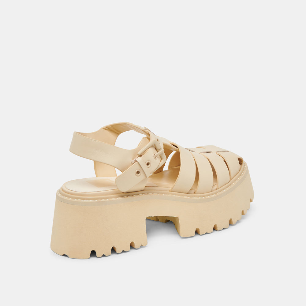LASLY TONAL SANDALS LIGHT YELLOW LEATHER
 – Dolce Vita / Dolce Vita