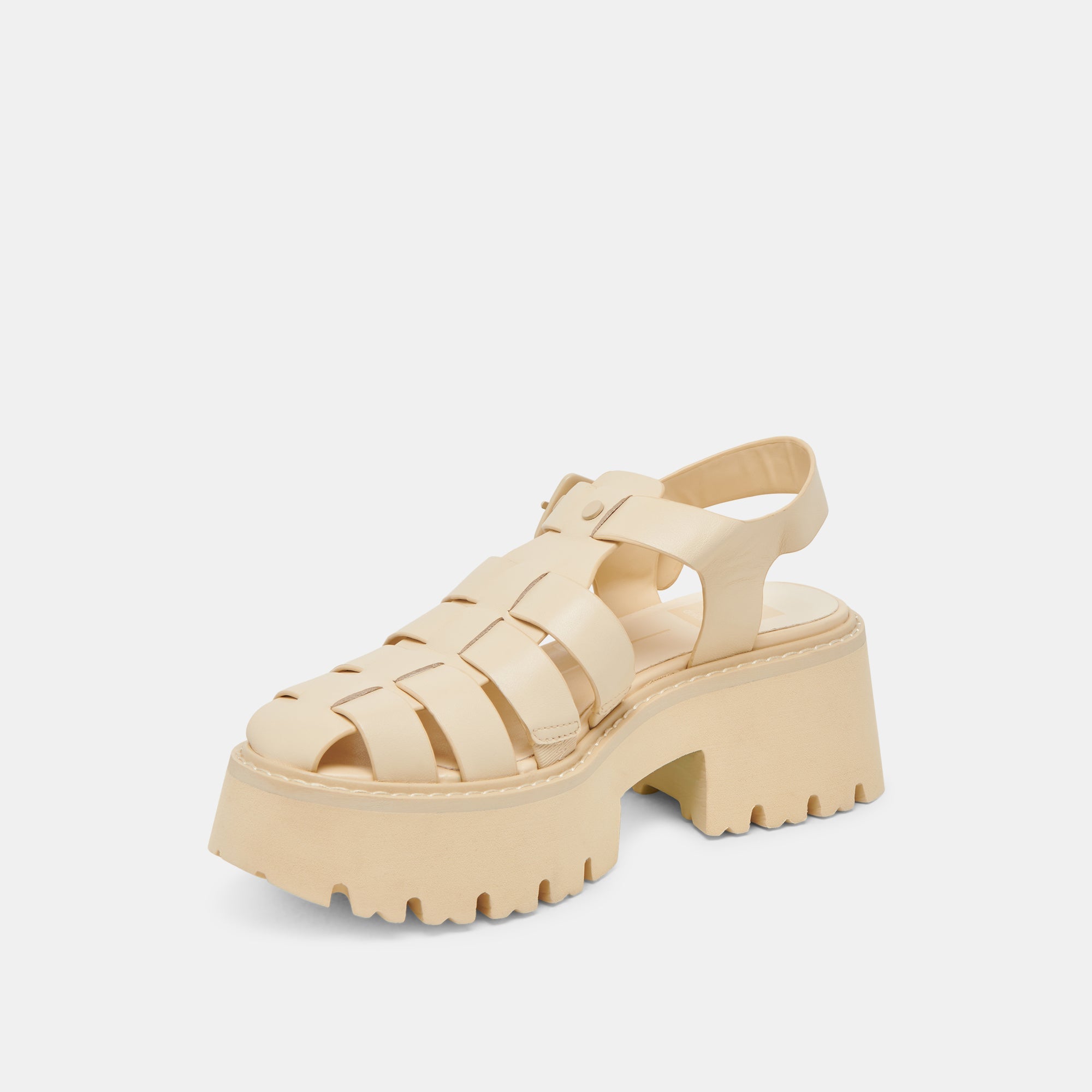 LASLY TONAL SANDALS LIGHT YELLOW LEATHER
 – Dolce Vita / Dolce Vita
