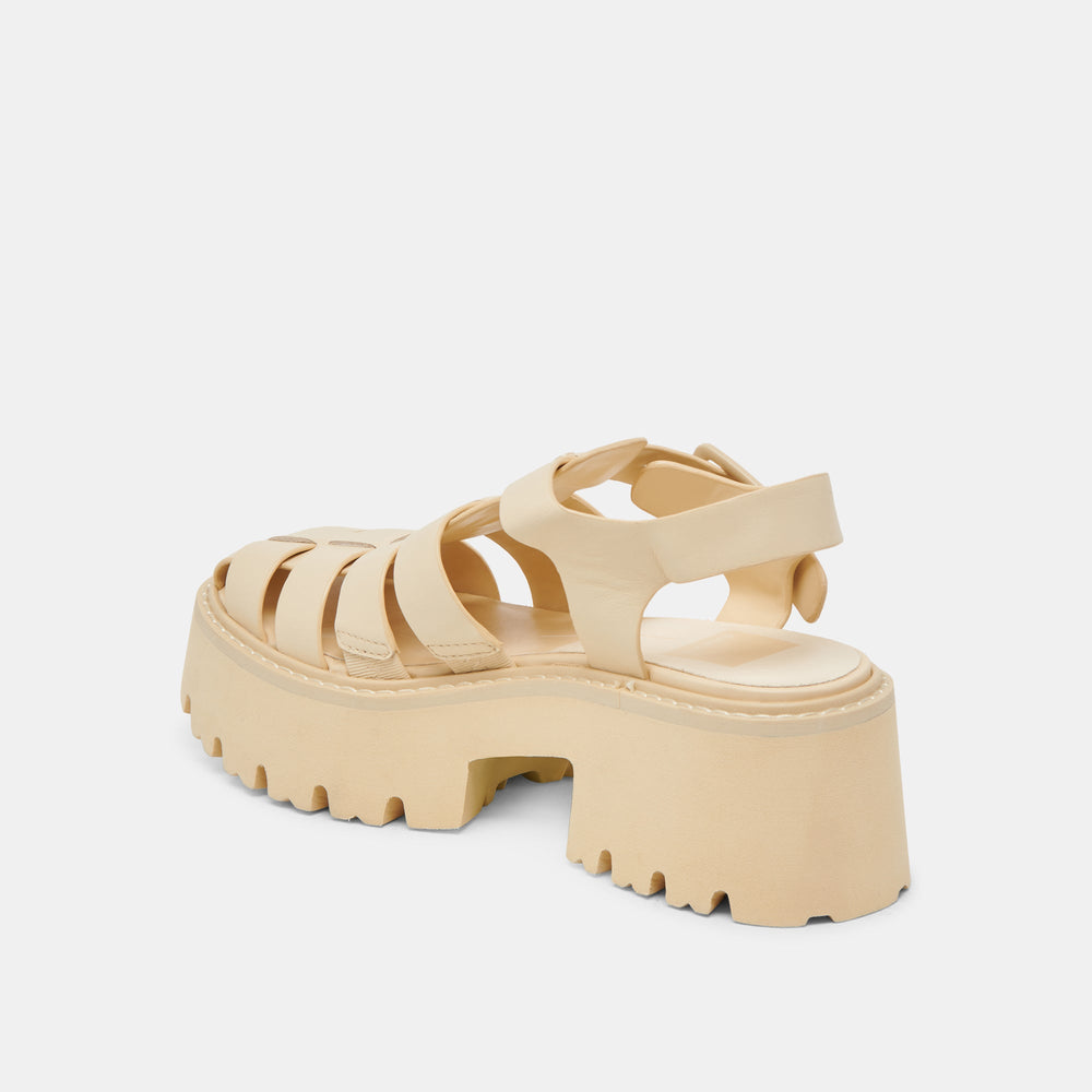 LASLY TONAL SANDALS LIGHT YELLOW LEATHER
 – Dolce Vita / Dolce Vita