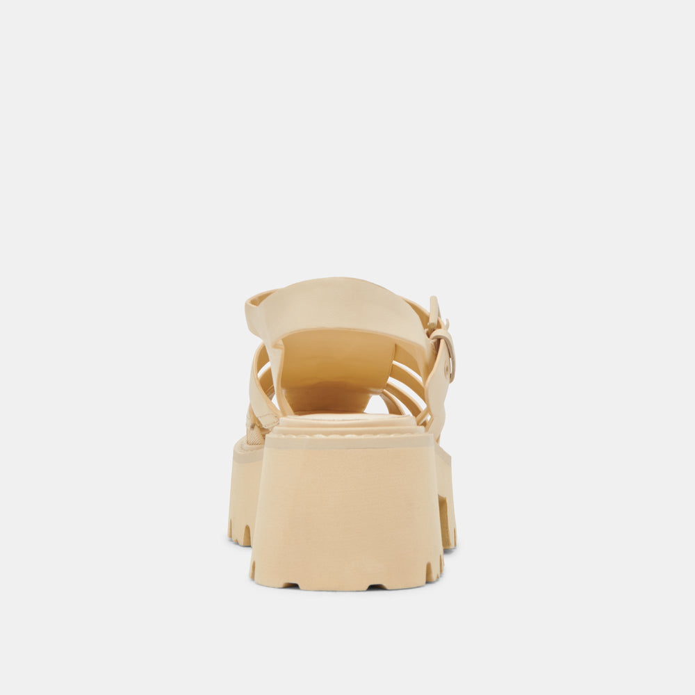 LASLY TONAL SANDALS LIGHT YELLOW LEATHER
 – Dolce Vita / Dolce Vita