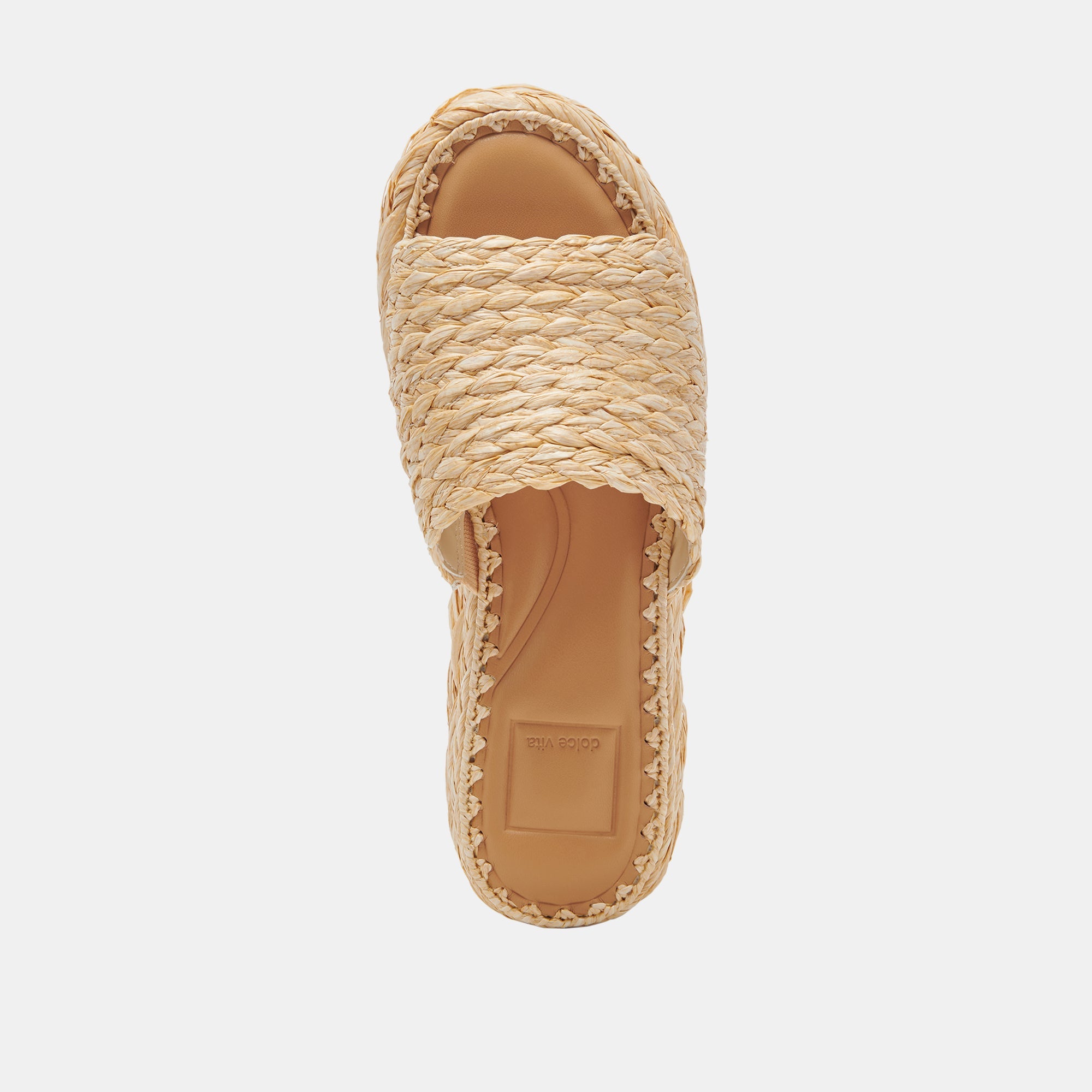 Chavi Sandals in Lt. Natural Raffia - Dolce Vita Shoes / Dolce Vita