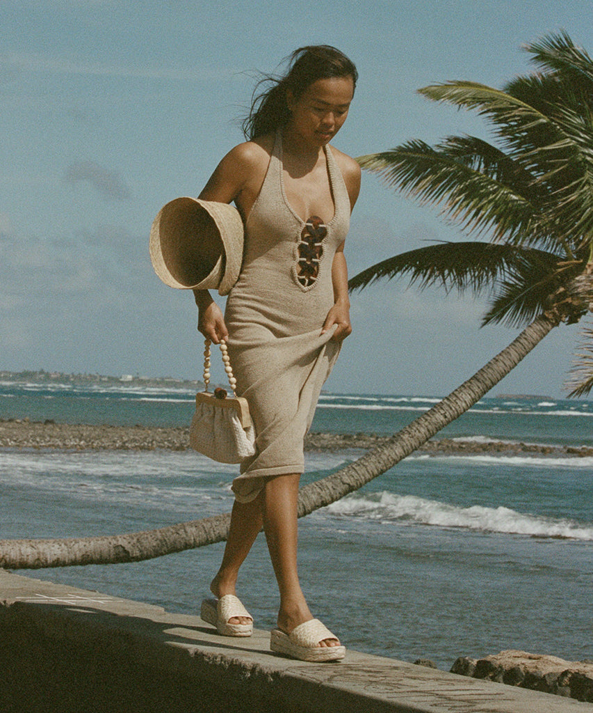 Chavi Sandals in Lt. Natural Raffia - Dolce Vita Shoes / Dolce Vita