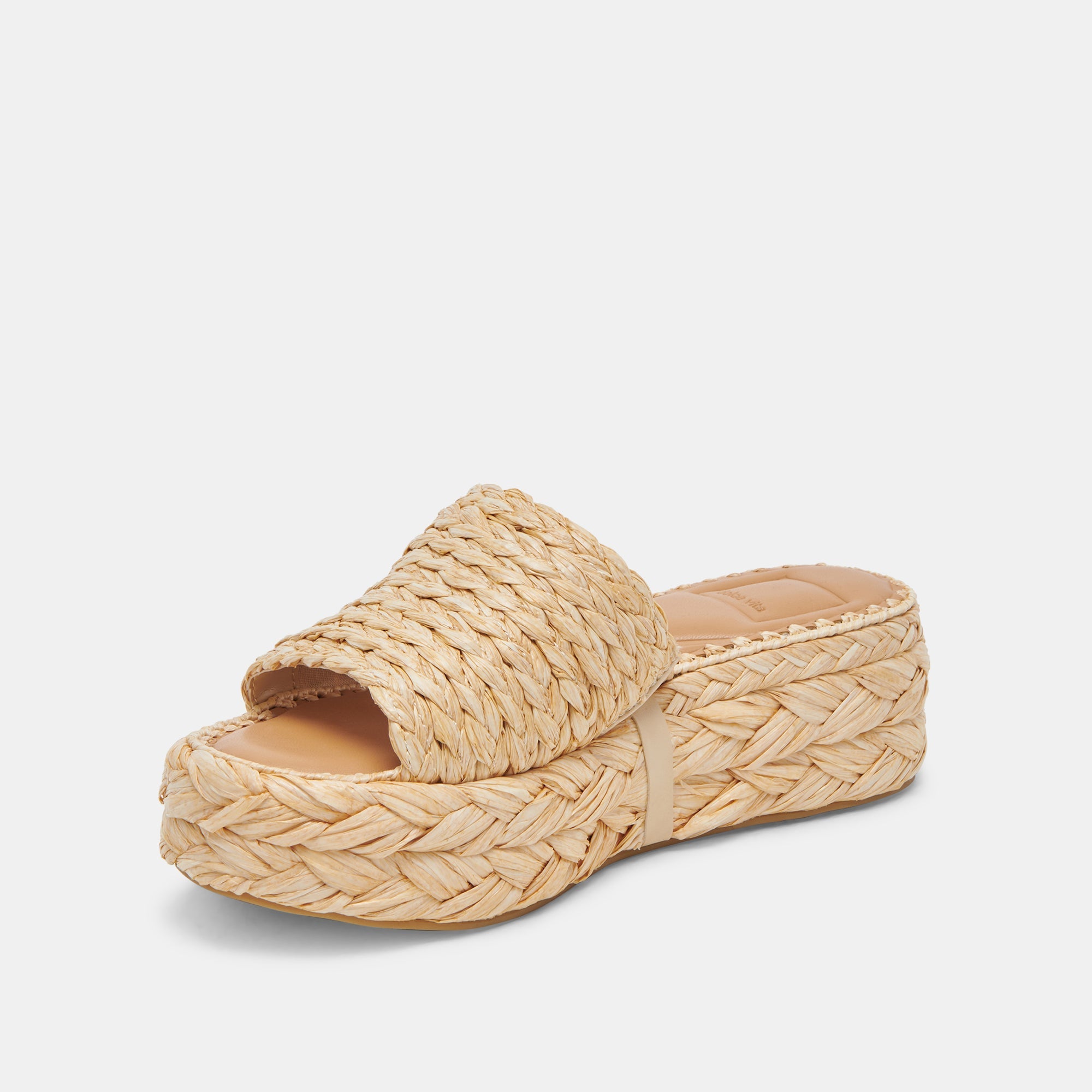Chavi Sandals in Lt. Natural Raffia - Dolce Vita Shoes / Dolce Vita