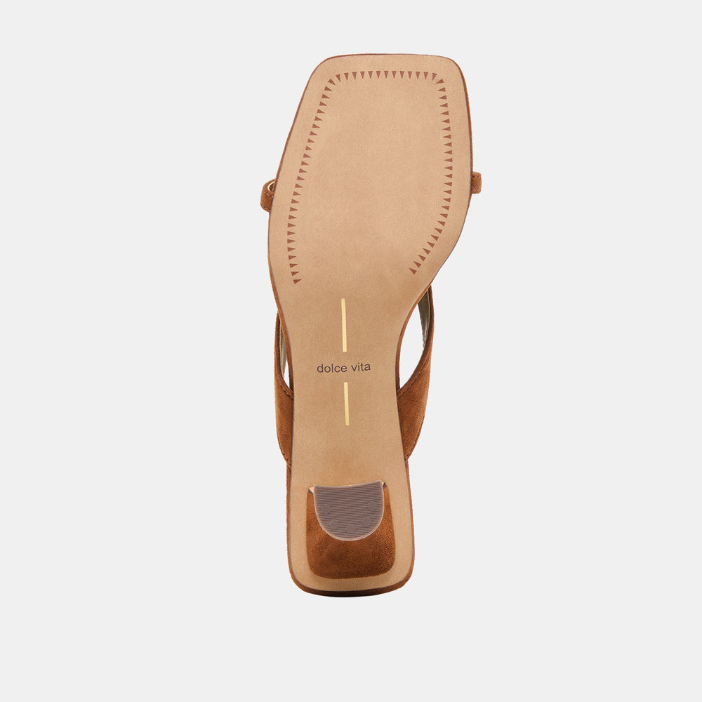 Brevel Dk Brown Suede Heels / Dolce Vita