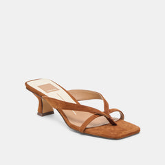Brevel Dk Brown Suede Heels / Dolce Vita