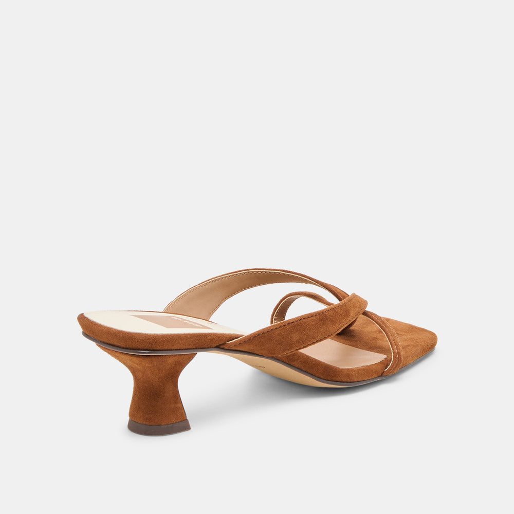 Brevel Dk Brown Suede Heels / Dolce Vita