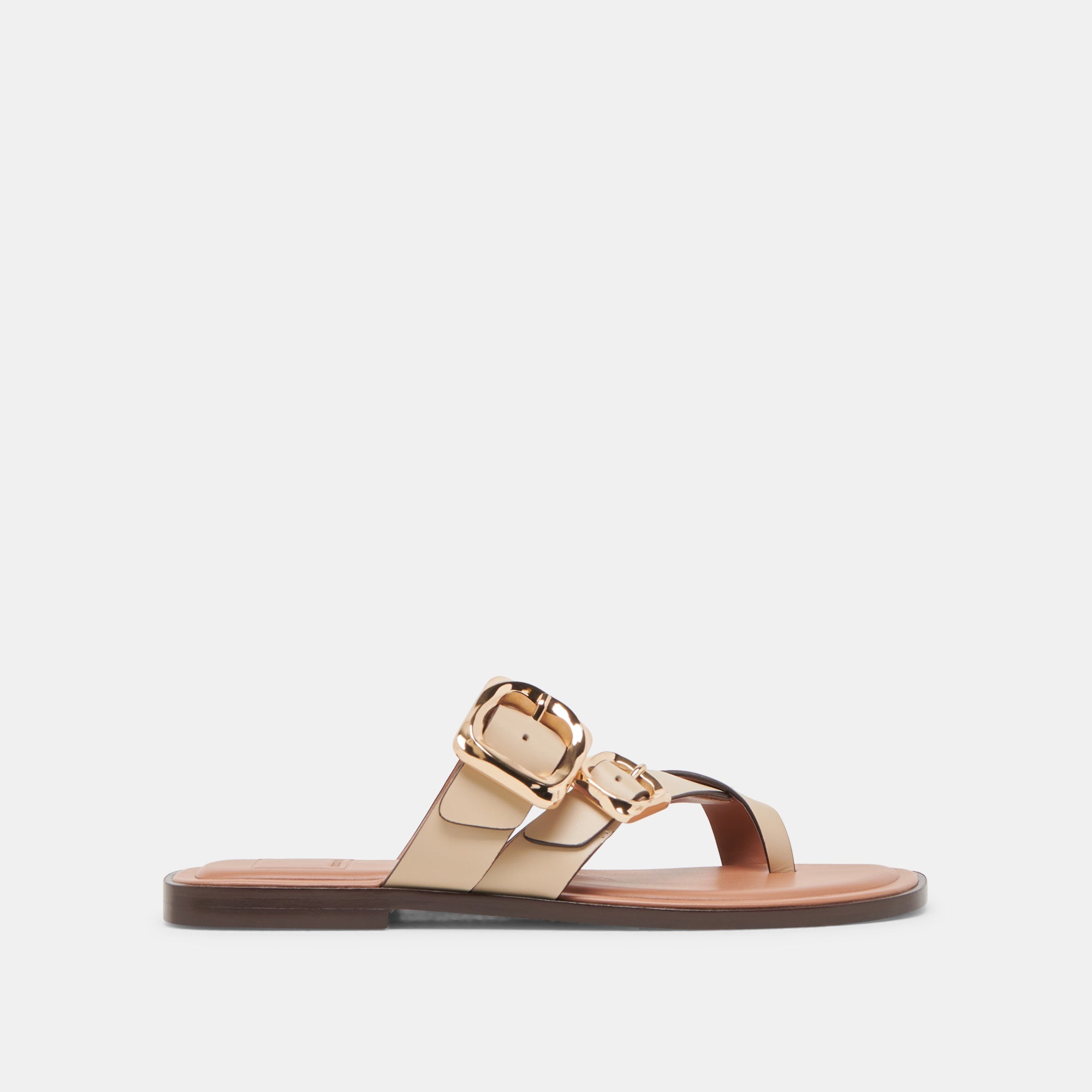 Shore Ivory Leather Sandals / Dolce Vita