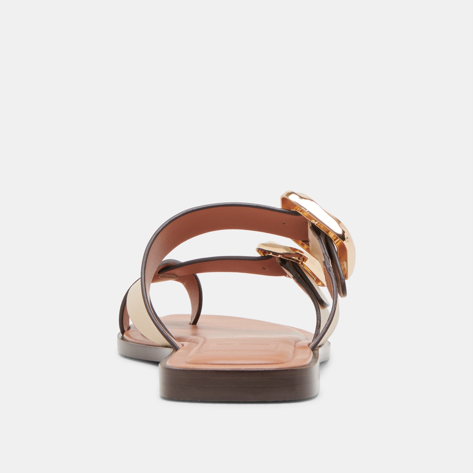 Shore Ivory Leather Sandals / Dolce Vita