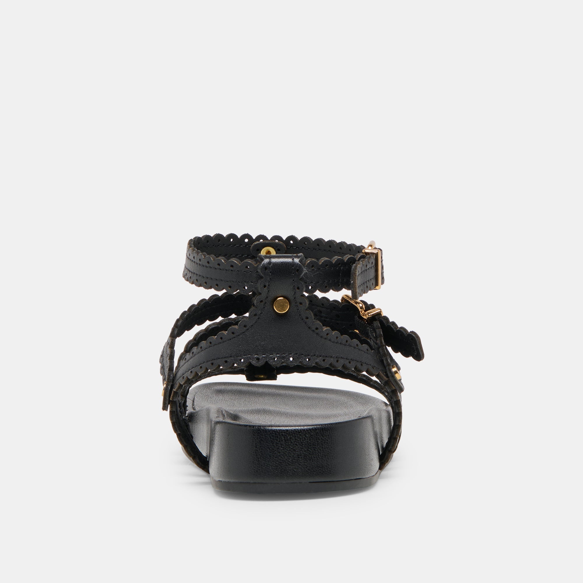 Susana Black Leather Sandals / Dolce Vita