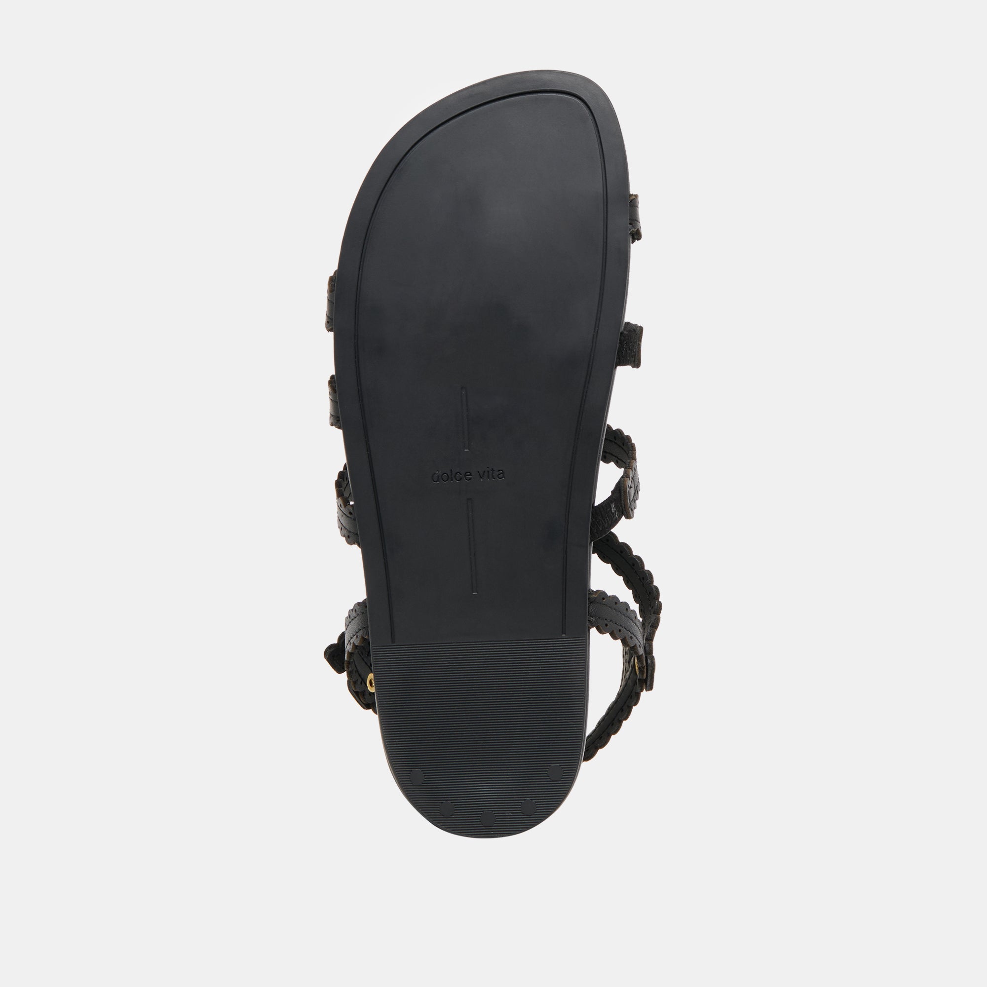 Susana Black Leather Sandals / Dolce Vita