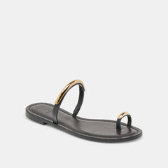 WINK WIDE SANDALS BLACK LEATHER
 – Dolce Vita / Dolce Vita