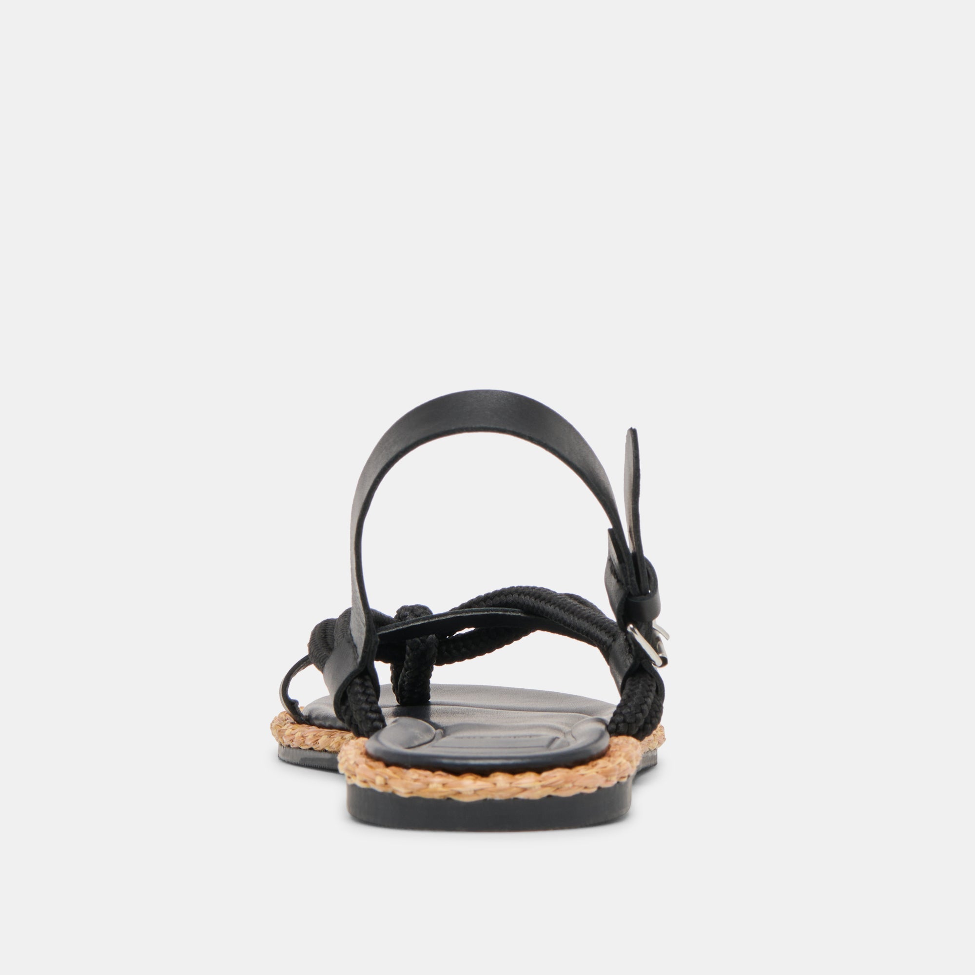 Reed Black Leather Sandals / Dolce Vita