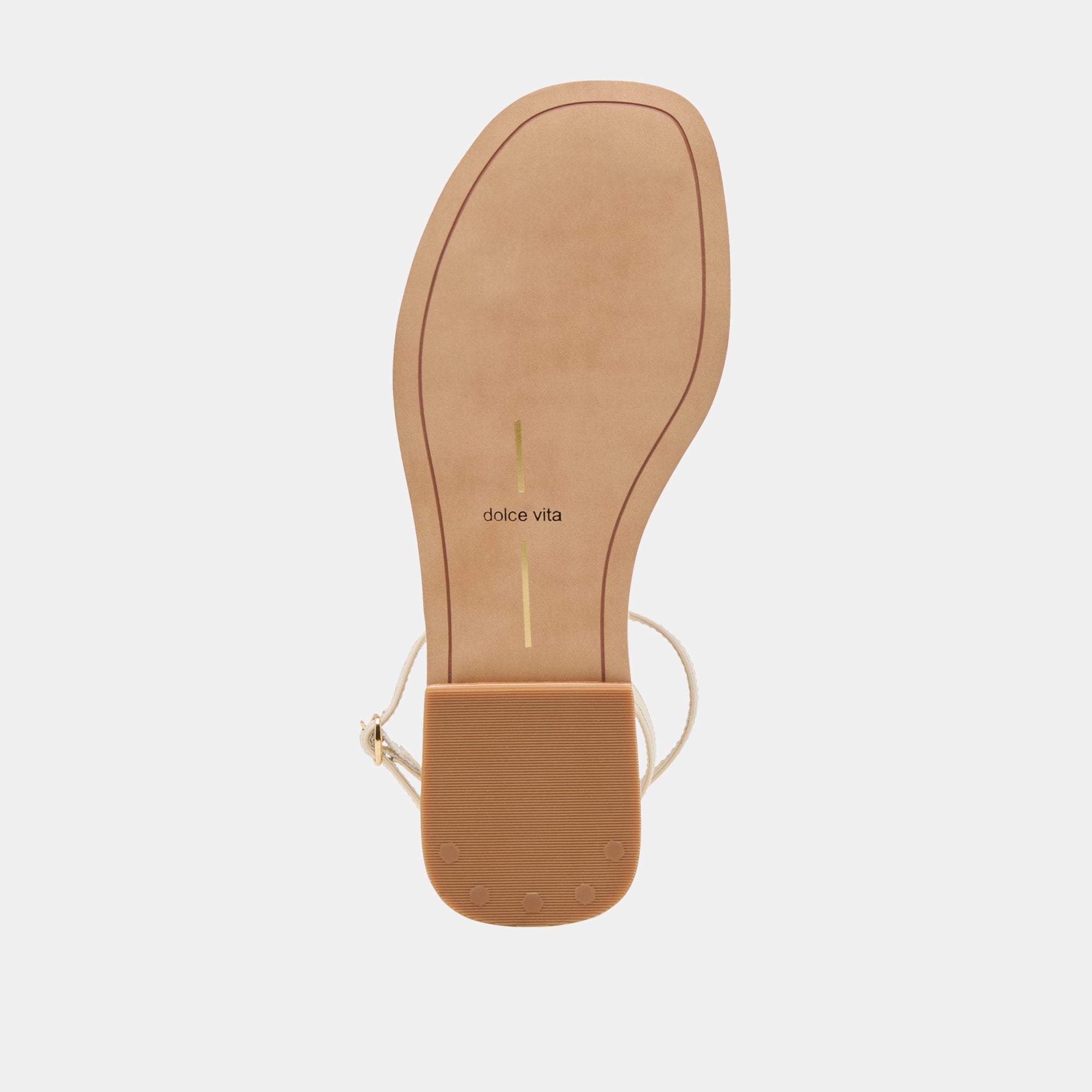 Faun Off White Leather Sandals / Dolce Vita