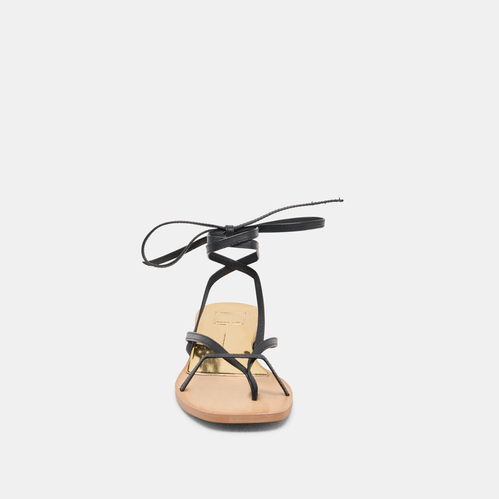 RUDIE SANDALS BLACK LEATHER
 – Dolce Vita / Dolce Vita