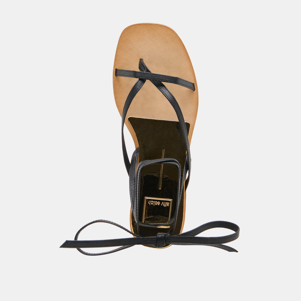 RUDIE SANDALS BLACK LEATHER
 – Dolce Vita / Dolce Vita