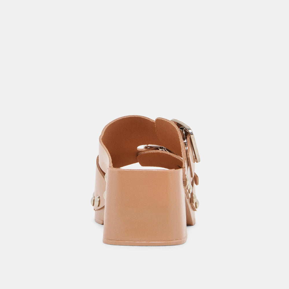Melody Tan Leather Heels / Dolce Vita