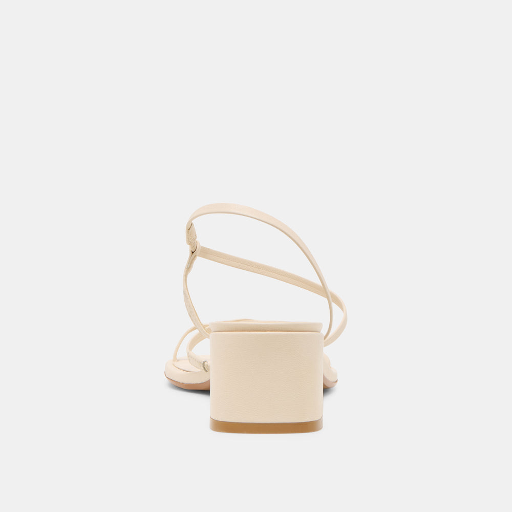 Trini Creme Leather Heels / Dolce Vita