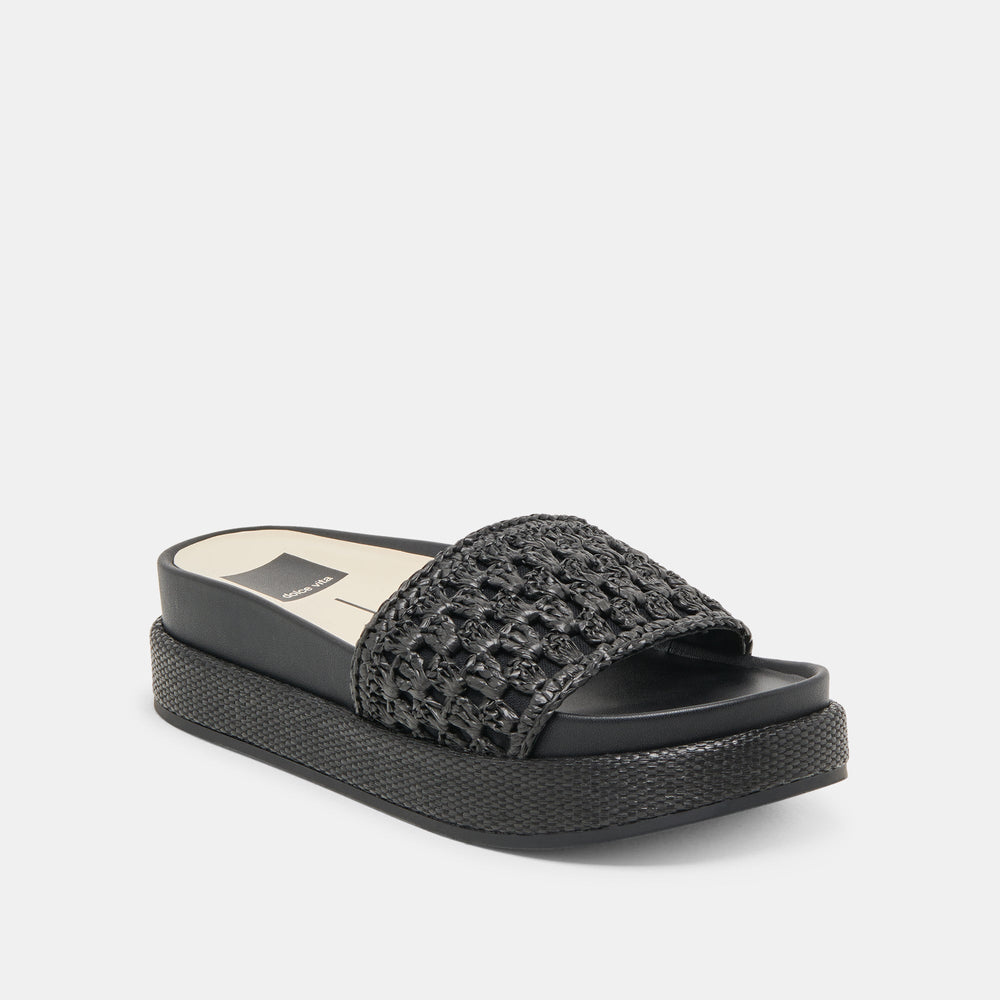 SIDONA SANDALS ONYX RAFFIA
 – Dolce Vita / Dolce Vita