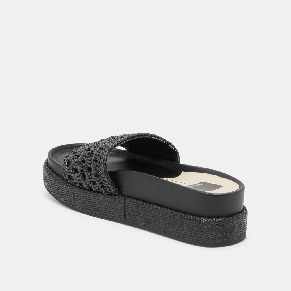 SIDONA SANDALS ONYX RAFFIA
 – Dolce Vita / Dolce Vita