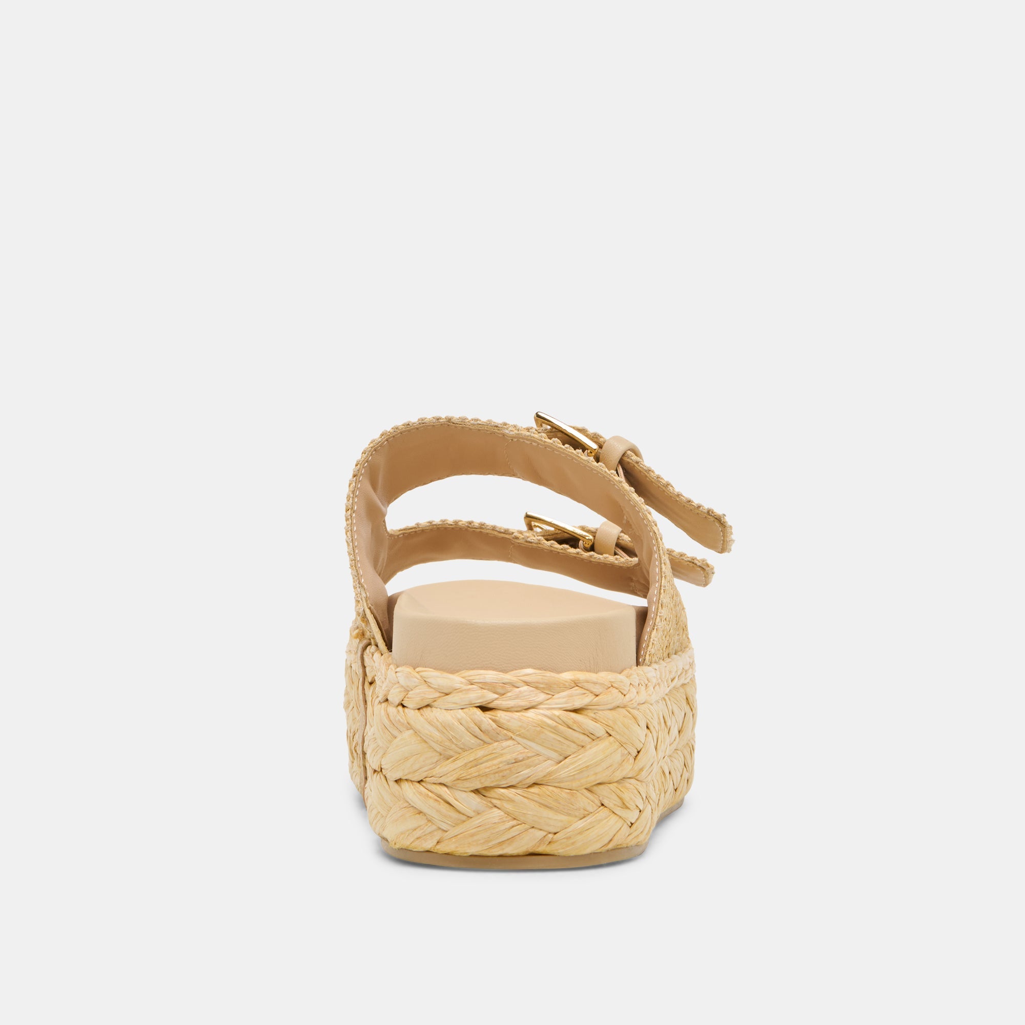 Falyn Lt Natural Woven Raffia Sandals / Dolce Vita