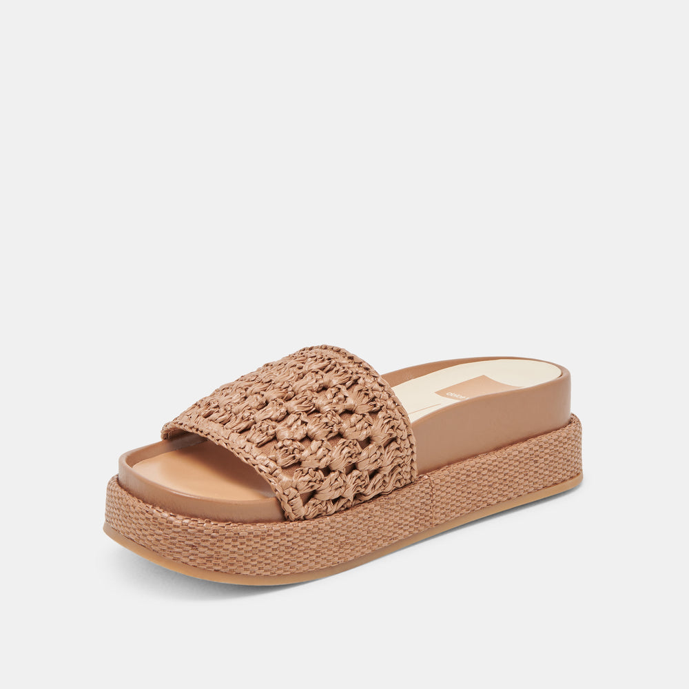 SIDONA SANDALS BROWN RAFFIA
 – Dolce Vita / Dolce Vita