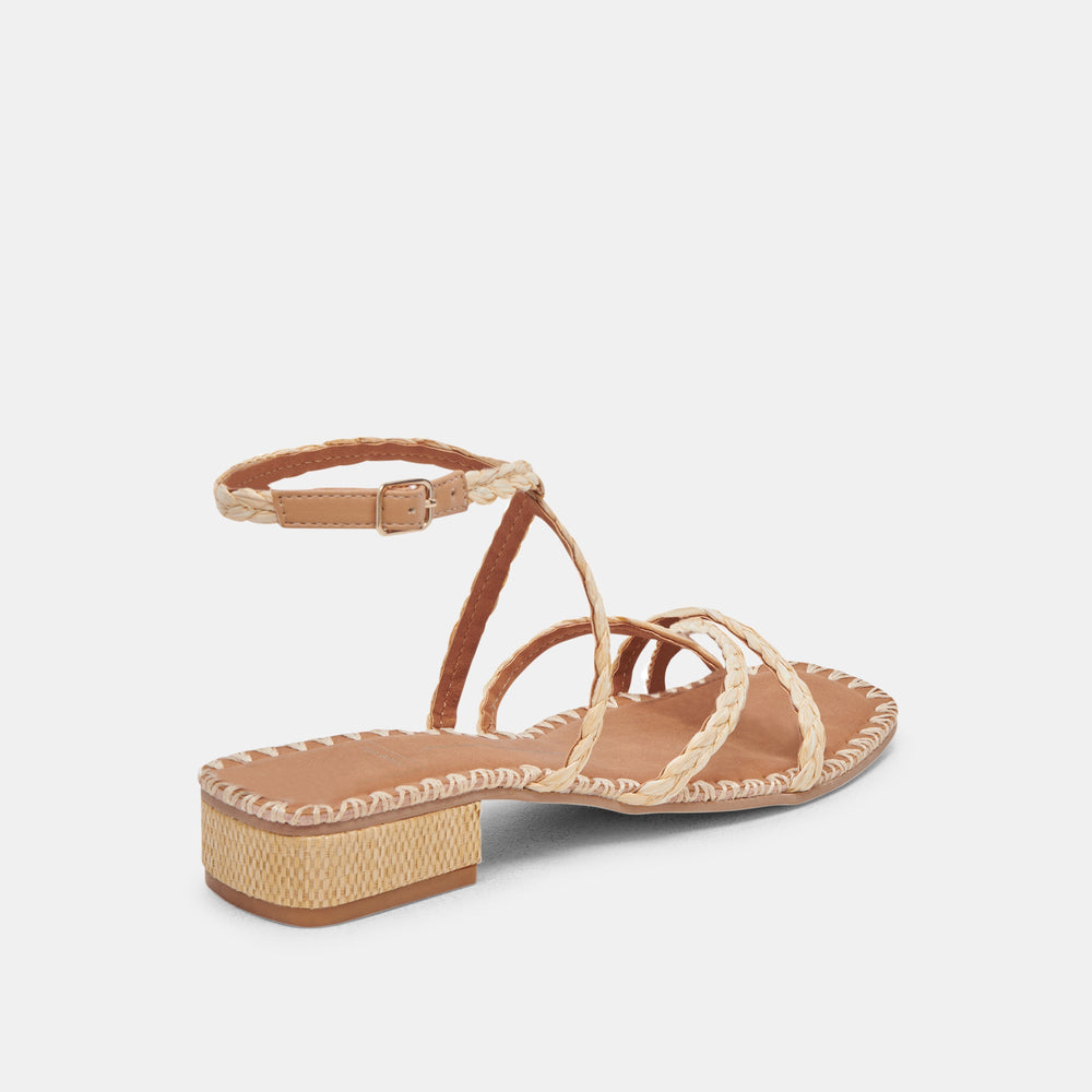 BRINN SANDALS LT NATURAL RAFFIA
 – Dolce Vita / Dolce Vita