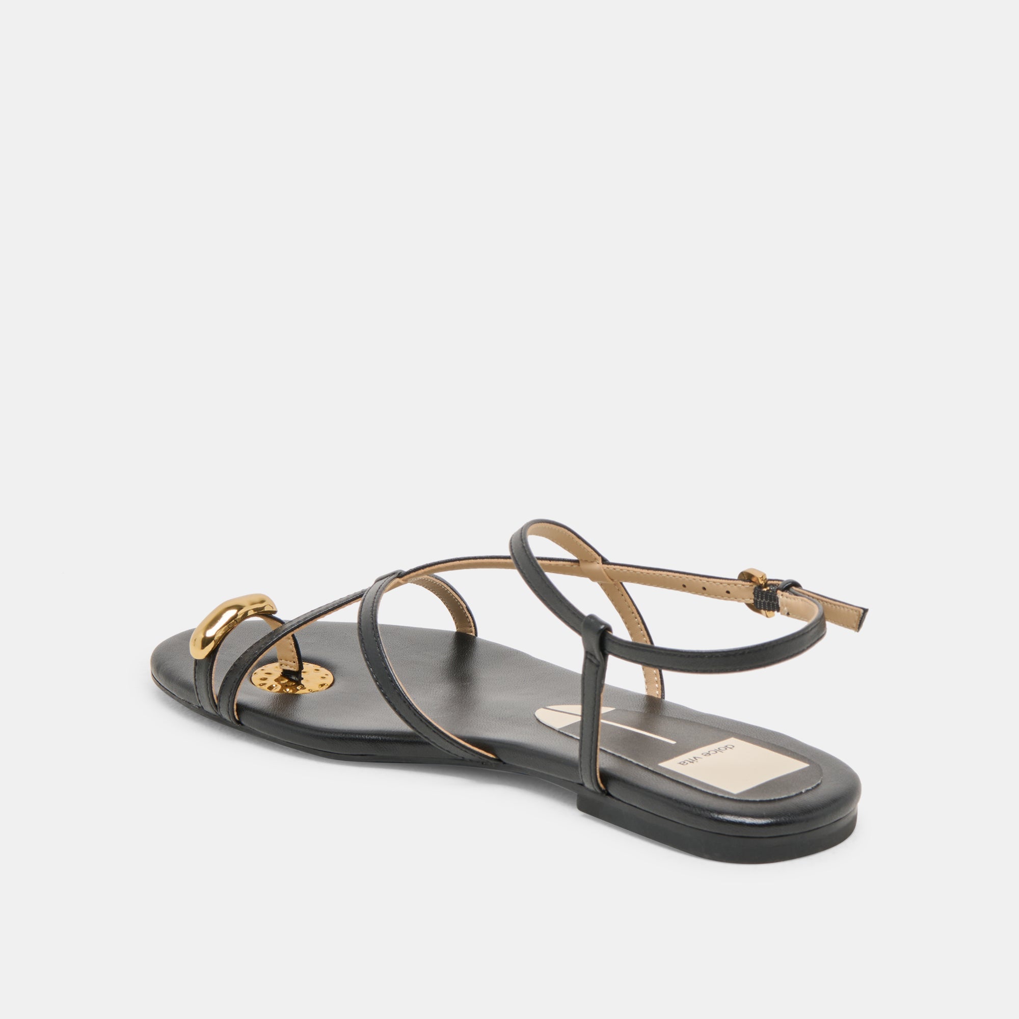 KESHA SANDALS BLACK LEATHER
 – Dolce Vita / Dolce Vita