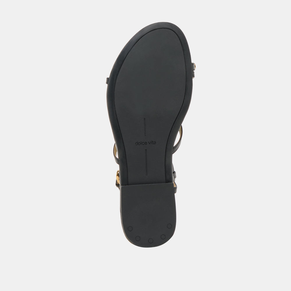 KESHA SANDALS BLACK LEATHER
 – Dolce Vita / Dolce Vita