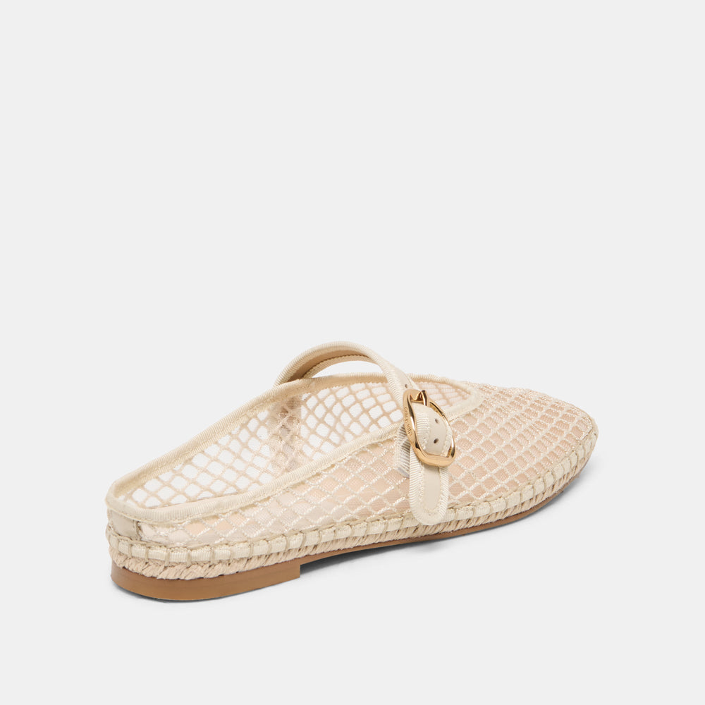 Milie Ecru Woven Mesh Flats / Dolce Vita