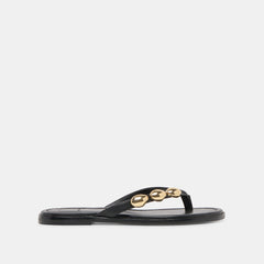 Juny Black Leather Sandals / Dolce Vita