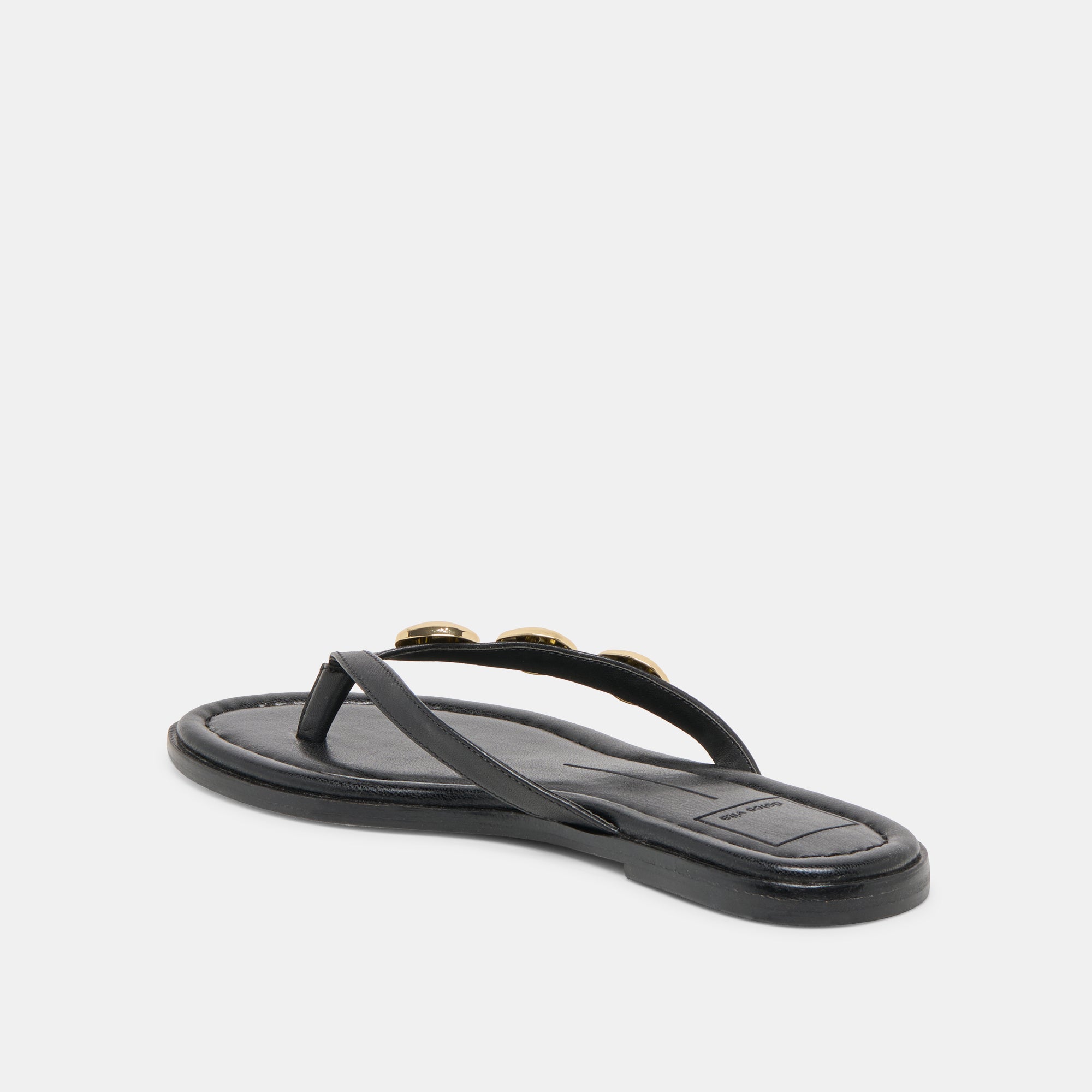 Juny Black Leather Sandals / Dolce Vita