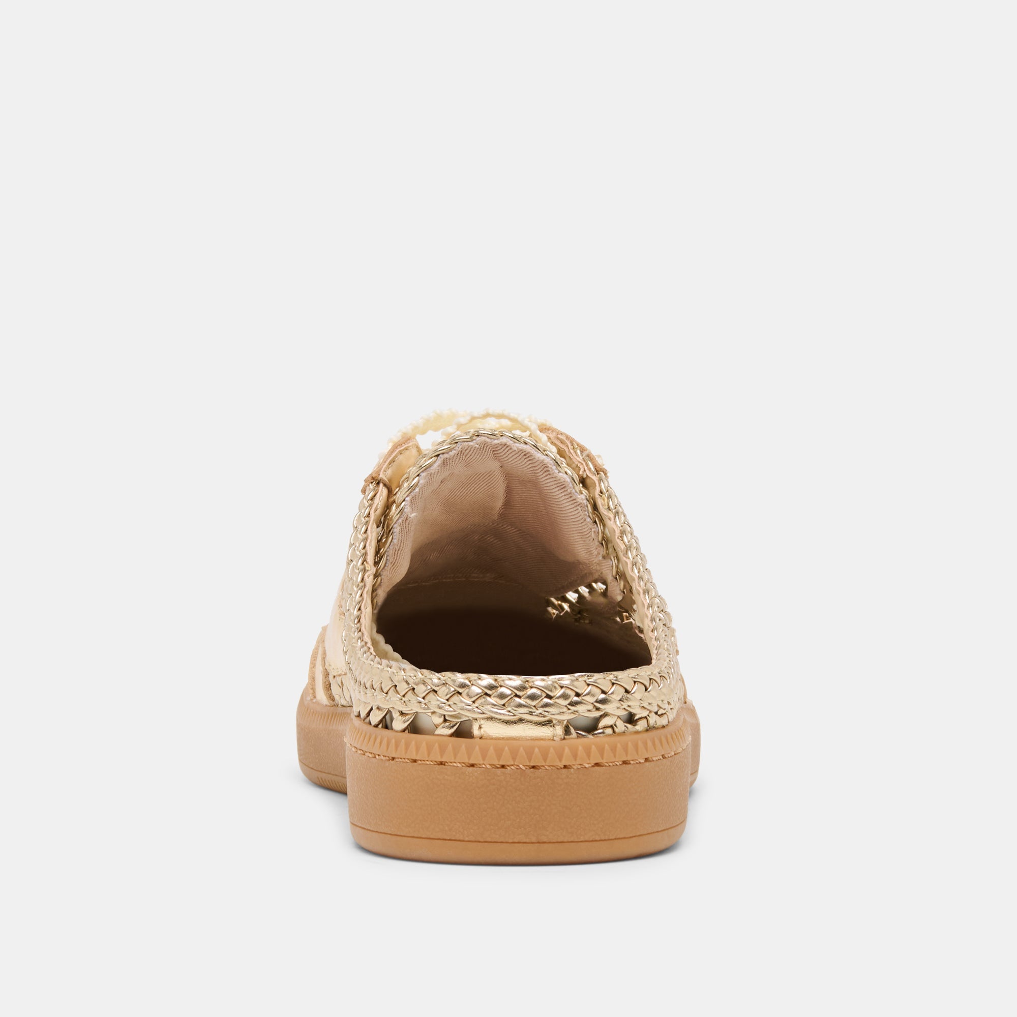 Notice Slide Gold Woven Stella Sneakers / Dolce Vita