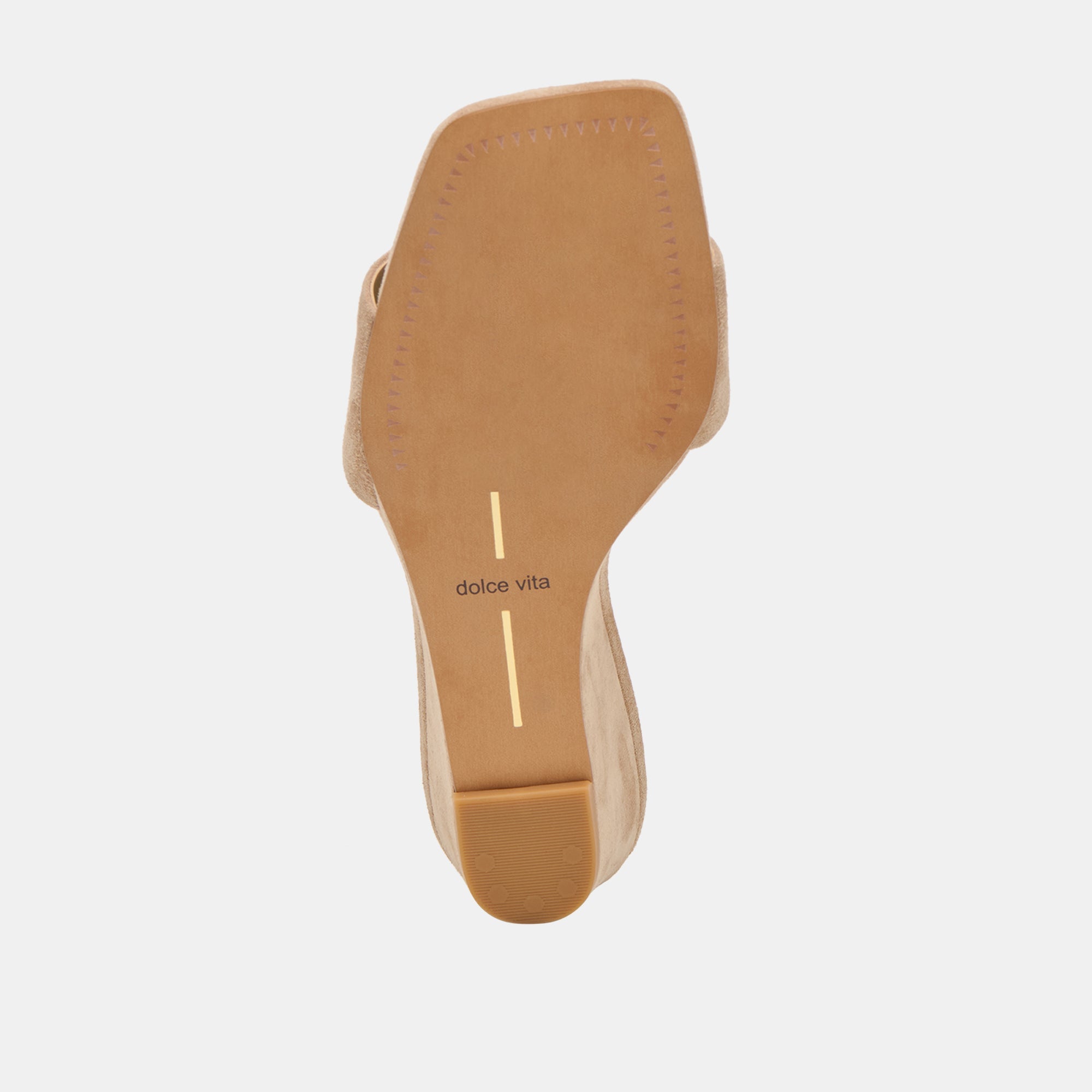Qaily Camel Suede Wedges / Dolce Vita